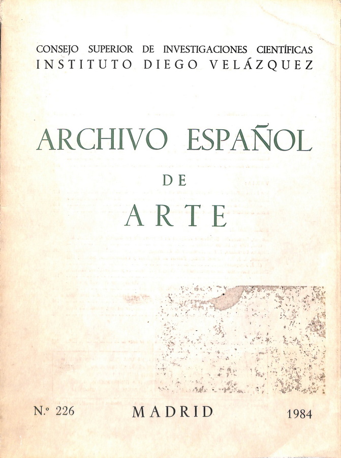 ARCHIVO ESPAÑOL DE ARTE