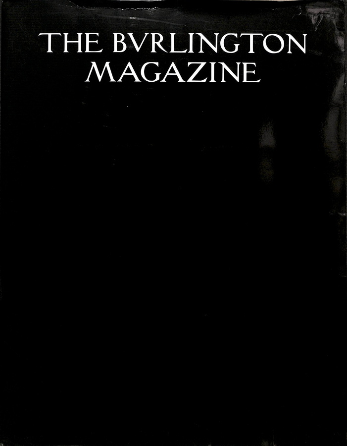 THE BURLINGTON MAGAZINE