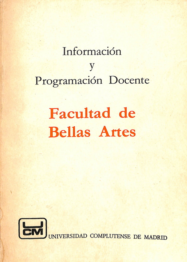 INFORMACIÓN Y PROGRAMACIÓN DOCENTE