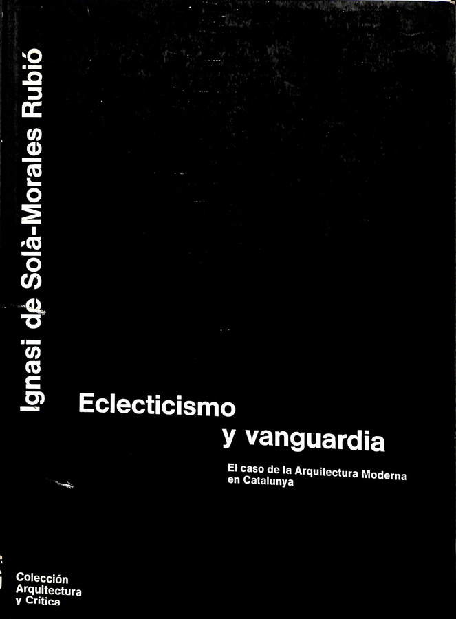 ECLECTICISMO Y VANGUARDIA