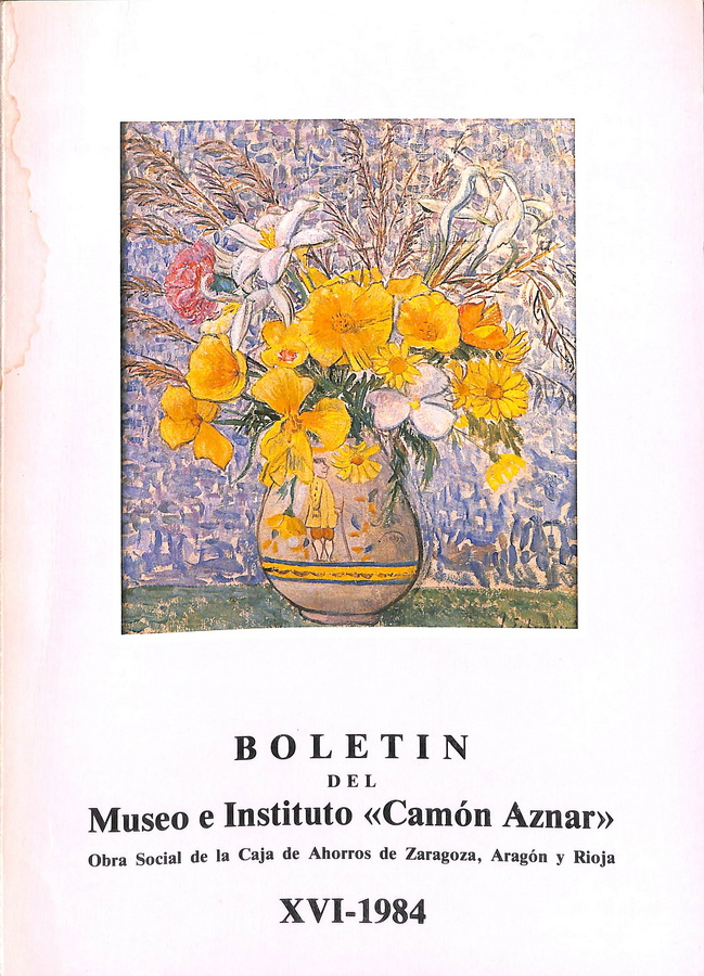 BOLETÍN DEL MUSEO E INSTITUTO «CAMÓN AZNAR» XVI-1984