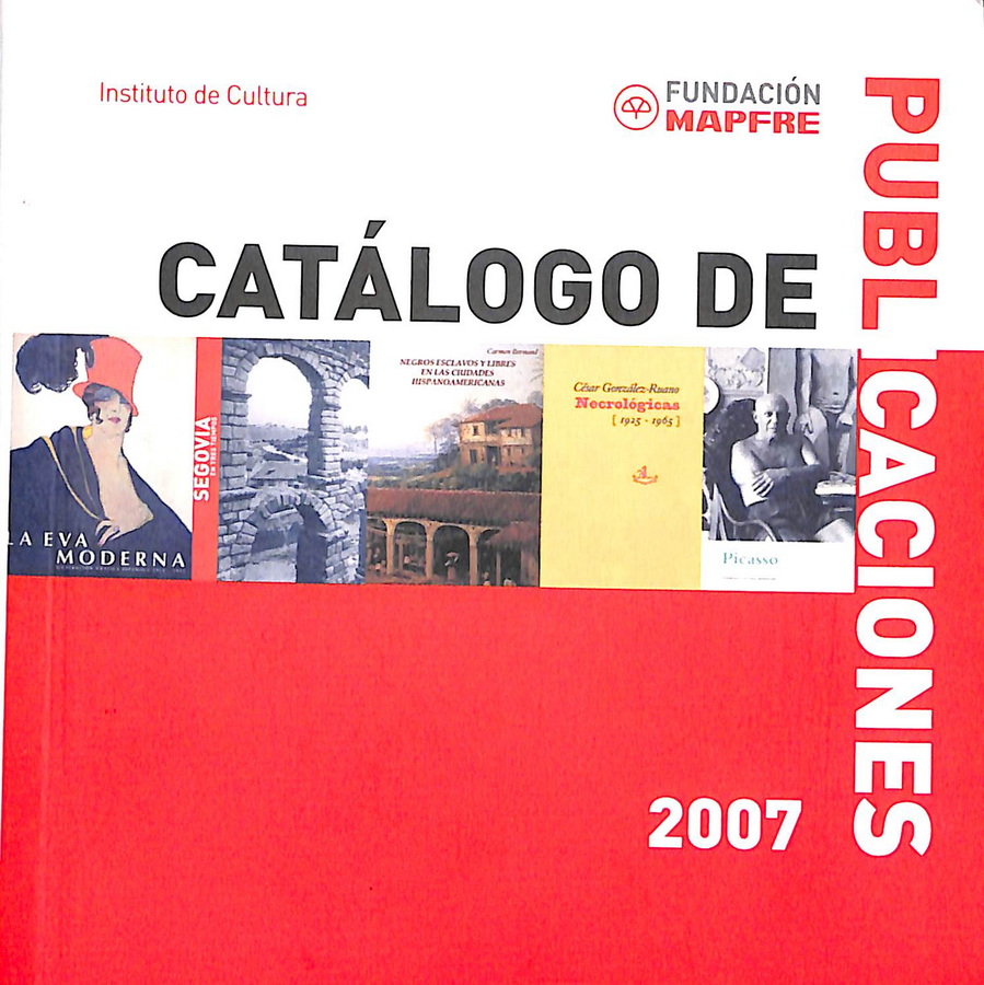 CATÁLOGO DE PUBLICACIONES 2007